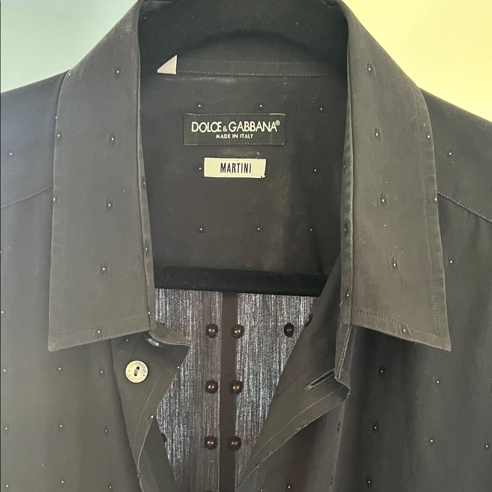 Dolce & Gabbana Black Embellished Shirt! Good Condition! Bought new!